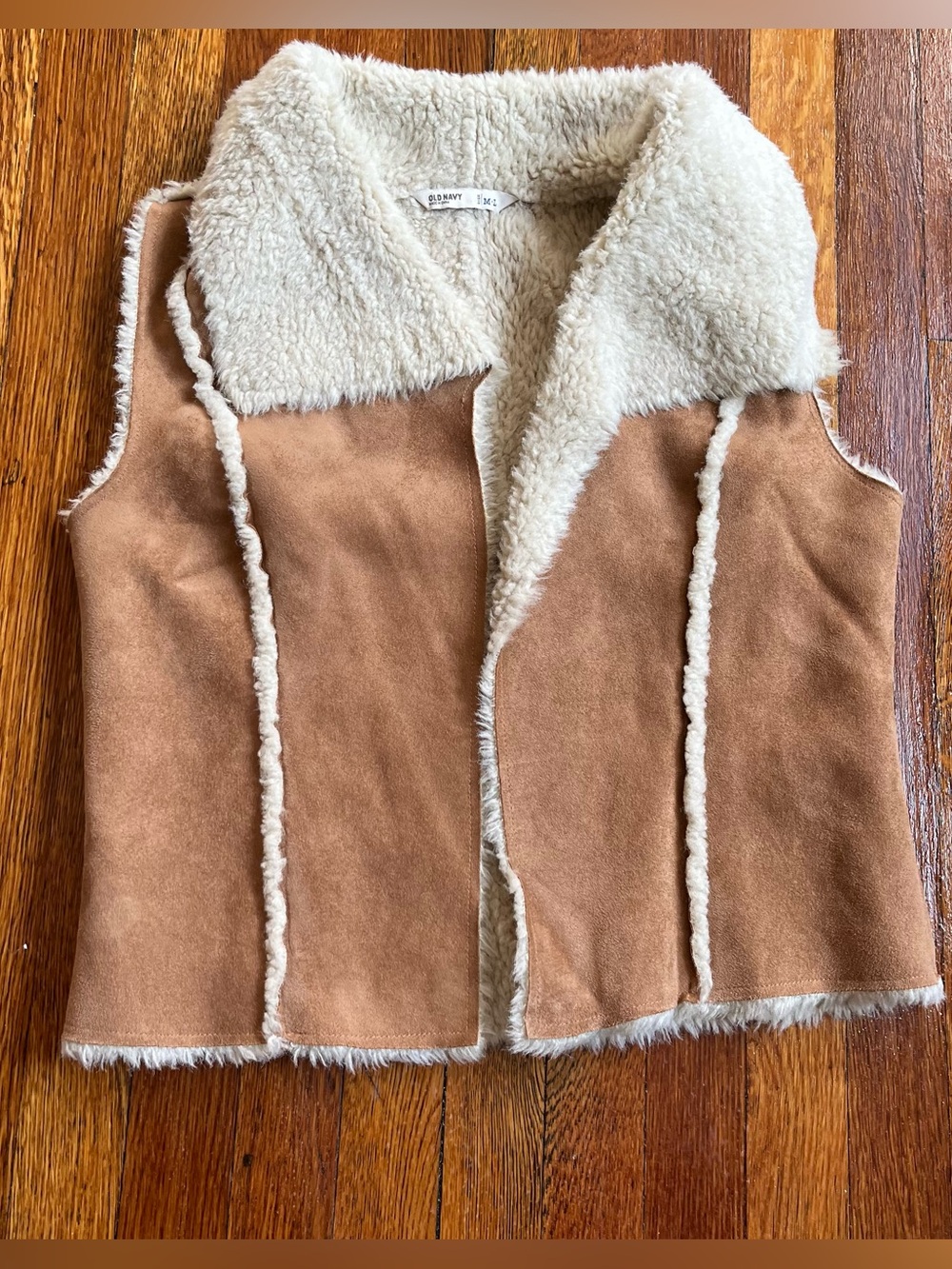 Old navy y2k faux fur suede vest